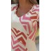 034450 - Blusa Manga Curta Estampa Geométrica